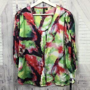 SIONI Multi Colored Blouse M NWT